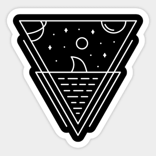 Shark in Space 2 Sticker